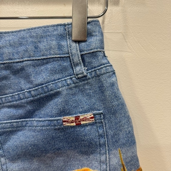 Machine Desert aprint Jean Shorts Light Wash Size 5 Ragstock - Picture 7 of 8
